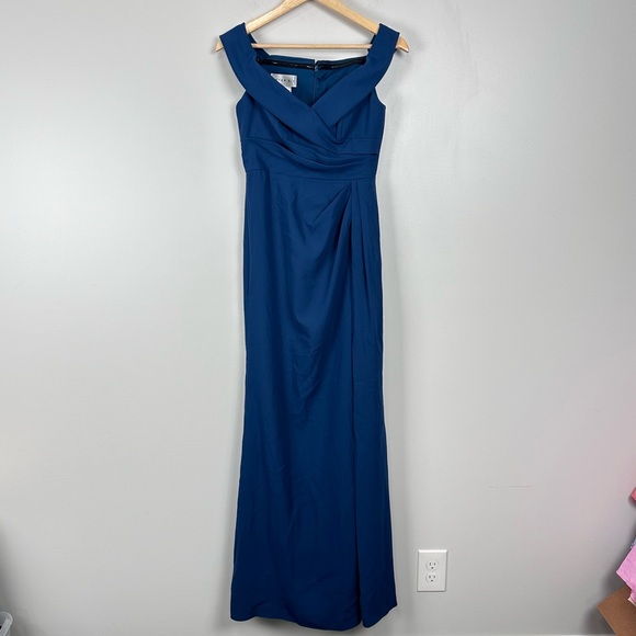 AFTER SIX MADELYN · STYLE 6872 · CREPE - Atlantic Blue Various - Picture 5 of 9